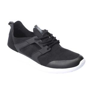 Fabric Womens/Ladies Zeta Running Sneakers / Black